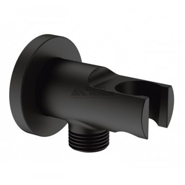 GENEBRE Держатель для душа с подсоединением для шланга Oslo Black Cylindrical (1946 41)
